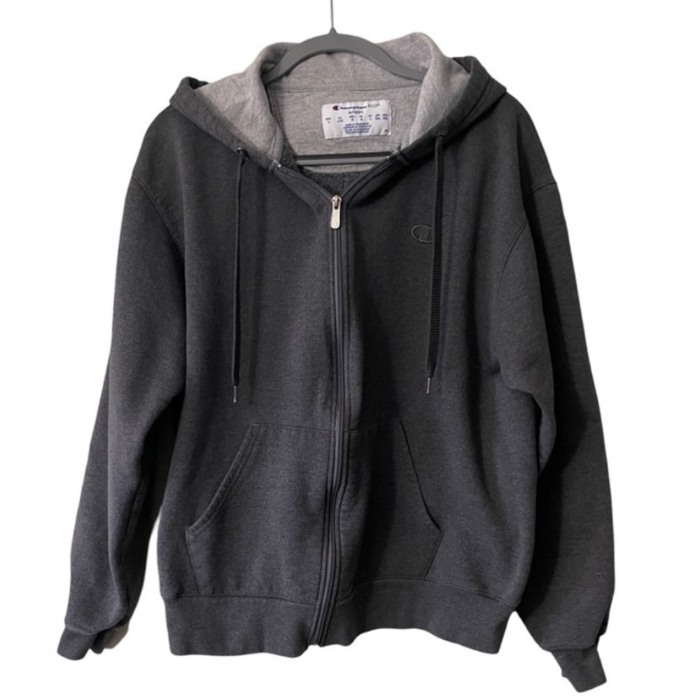 Champion Men's Full-Zip Eco Hoodie in Size L